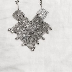 🌙 Boho Silver Necklace